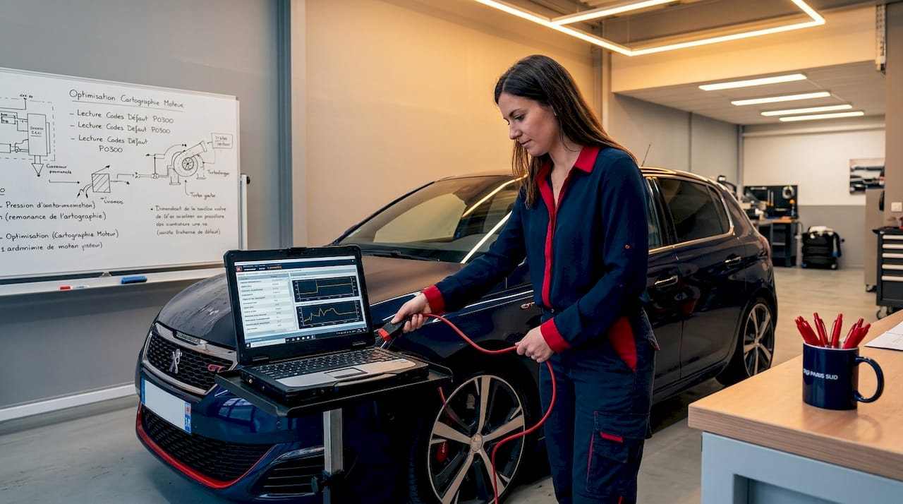 Ingénieure spécialisée dans le contrôle et la validation des calculateurs moteurs chez Peugeot