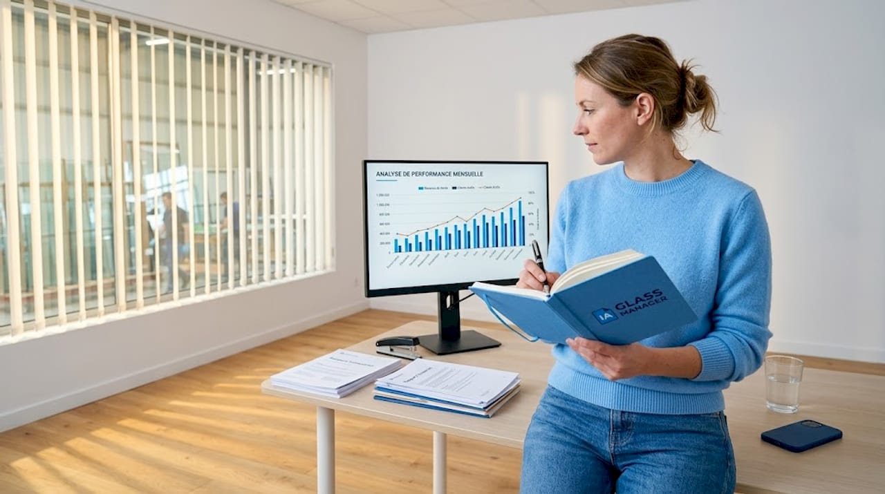 Le responsable surveille de près les résultats et la productivité de l’atelier mécanique.