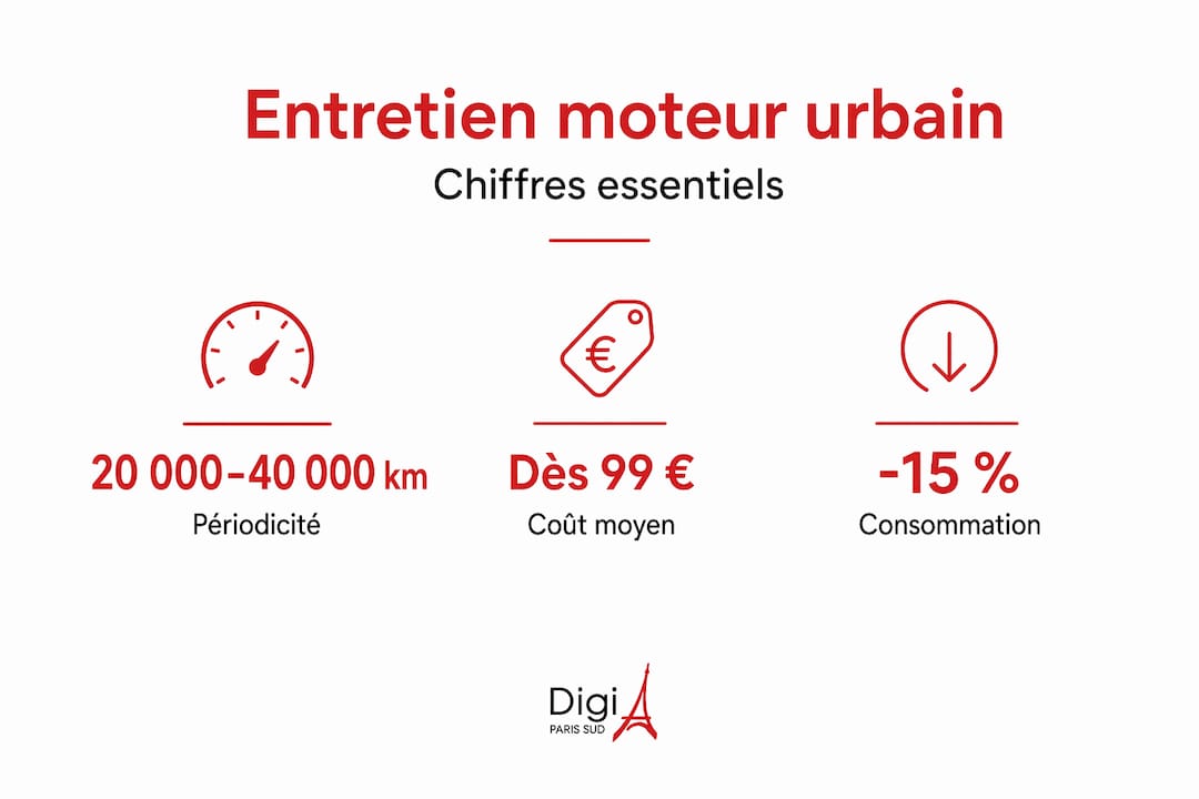 Infographie : les chiffres essentiels sur l’entretien et le décalaminage des moteurs en usage urbain