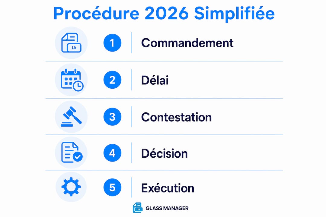 Découvrez en image les principales étapes de la procédure simplifiée prévue pour 2026.