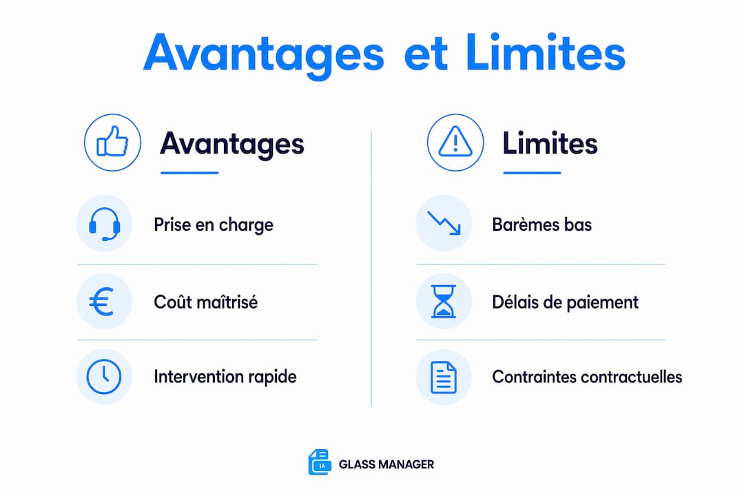 Infographie : panorama des points forts et des limites de l’agrément