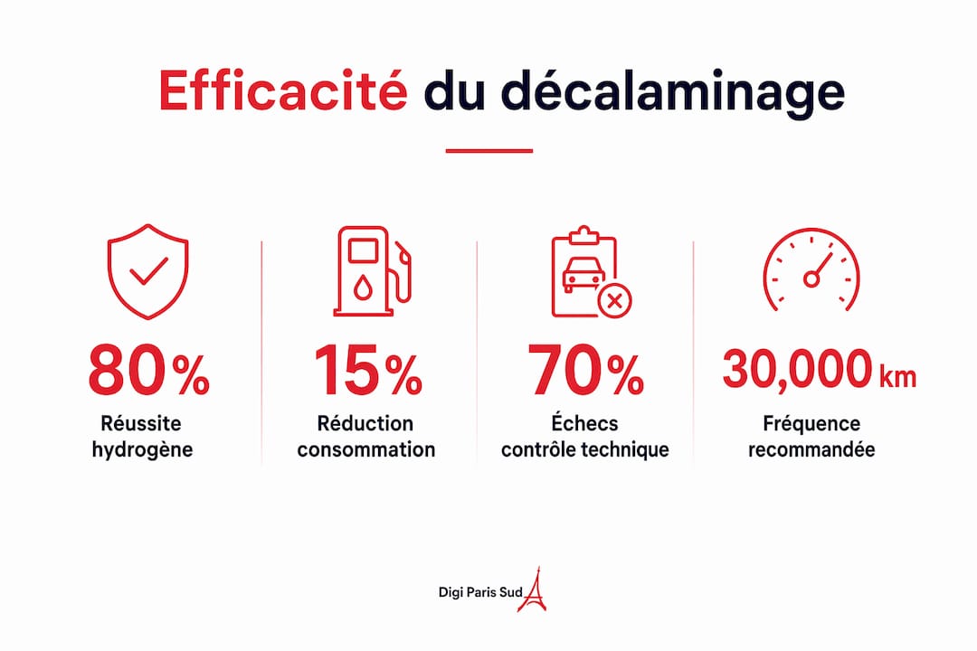 Comparatif visuel des différentes techniques de décalaminage et leur efficacité