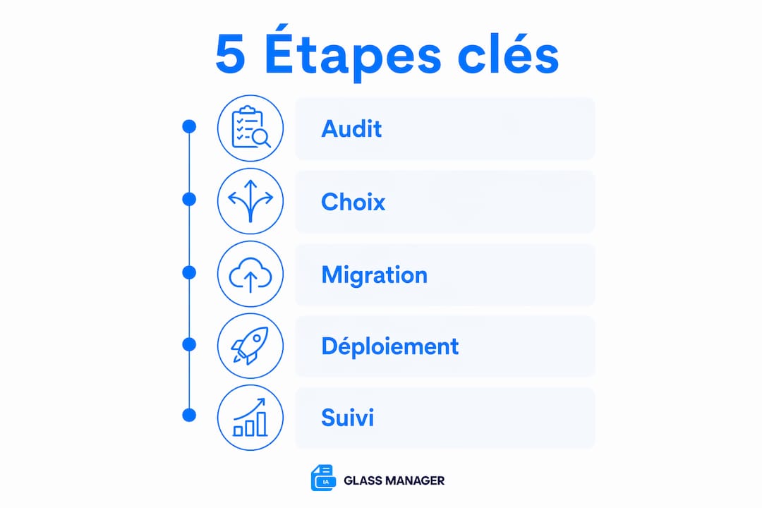 Visualisation des 5 étapes clés pour centraliser efficacement les données clients