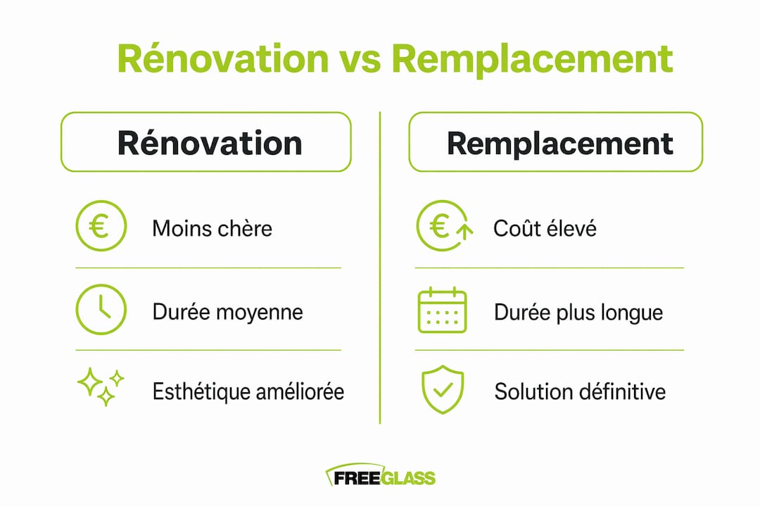 Infographie : faut-il rénover ou remplacer ses phares de voiture ?