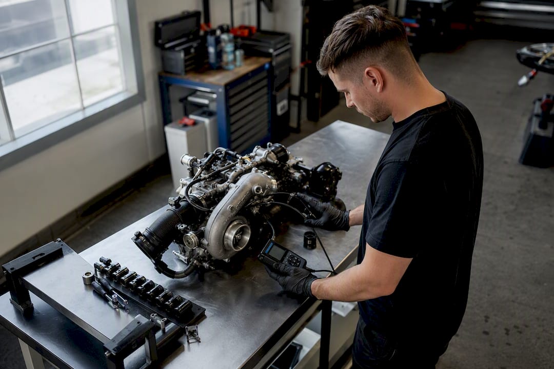 Turbo et appareil de diagnostic dans un atelier