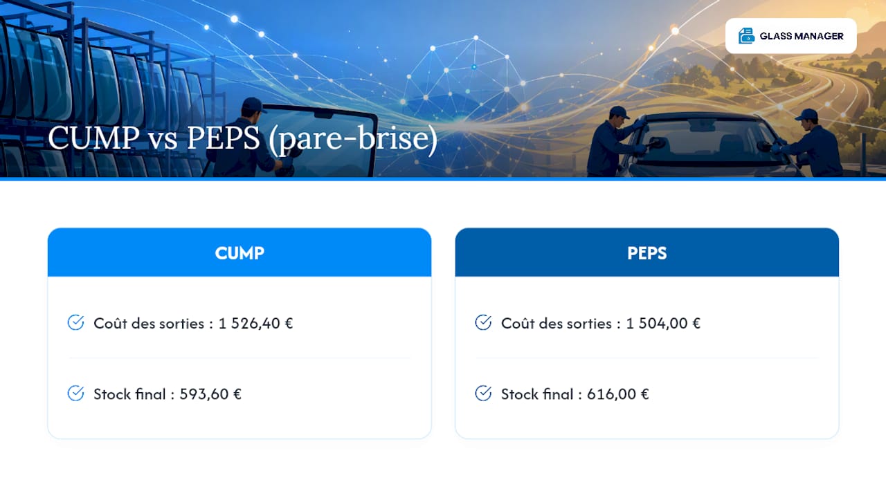 Comparaison chiffrée entre CUMP et PEPS