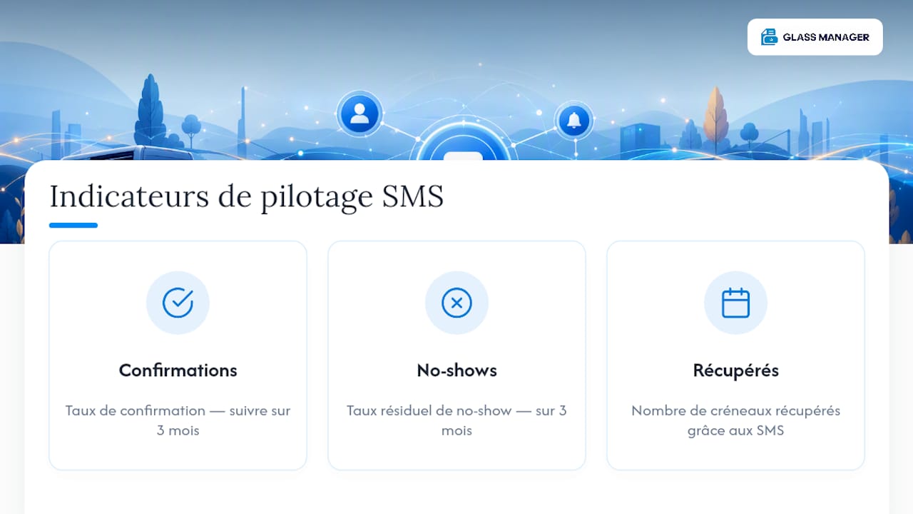 Trois indicateurs pour évaluer les rappels par SMS