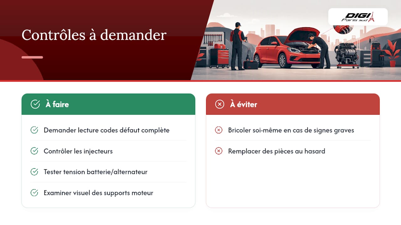 Faut-il consulter un professionnel pour un ralenti instable ? — overview diagram