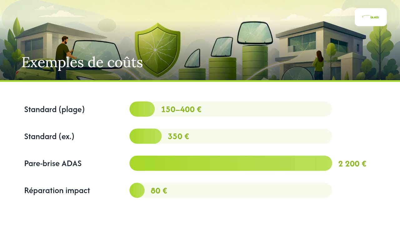Coûts types et exemples chiffrés pour évaluer l'adéquation plafond et franchise — overview diagram