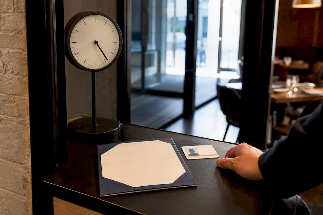 Certificate and photo ID inspection checkpoint