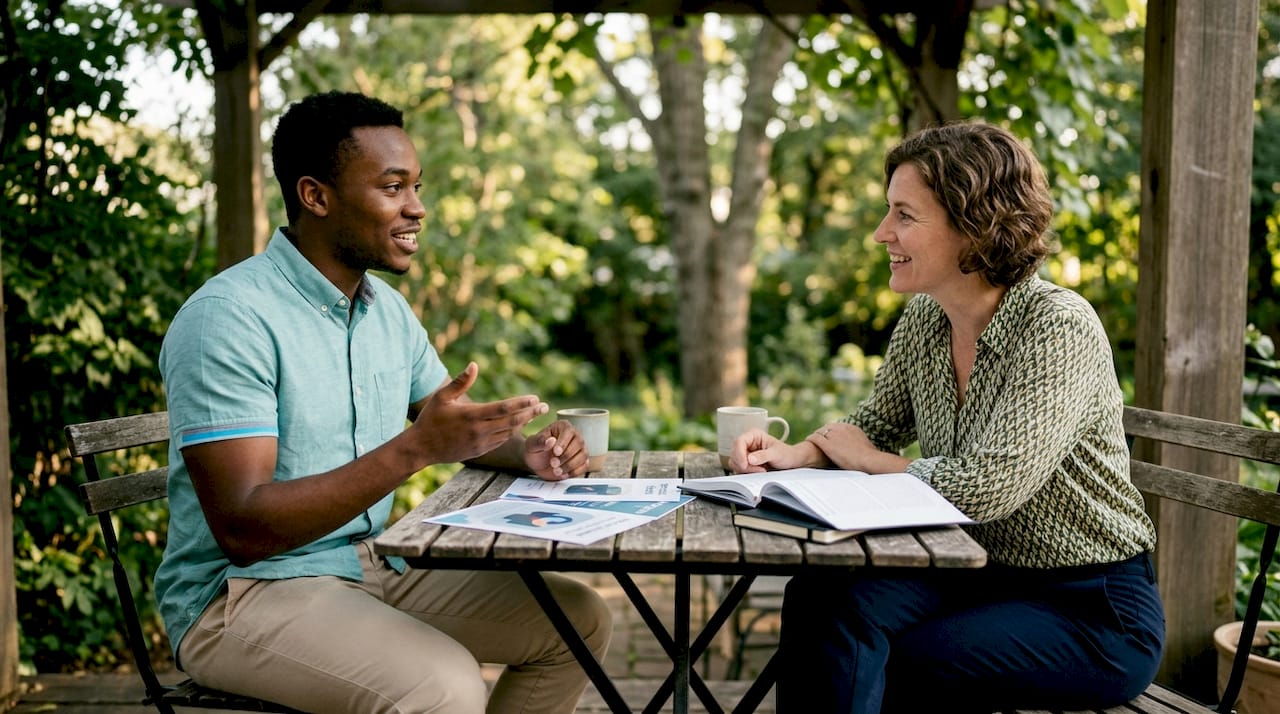 Psychologists discussing impact of press releases