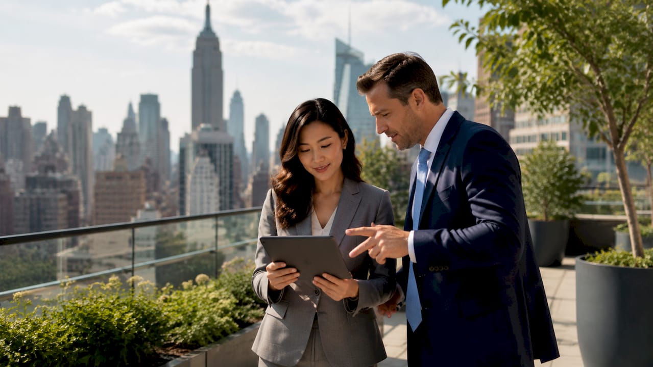 Attorneys collaborating on digital presence plans