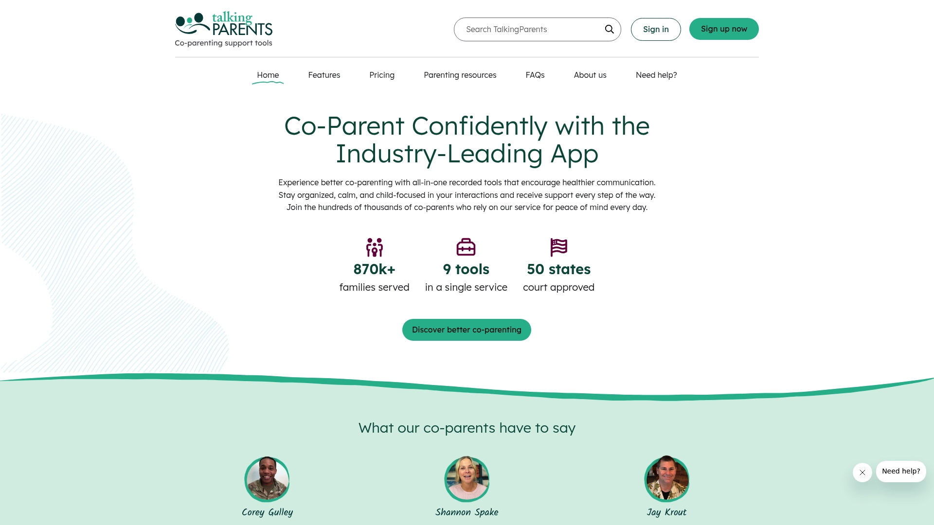 https://talkingparents.com