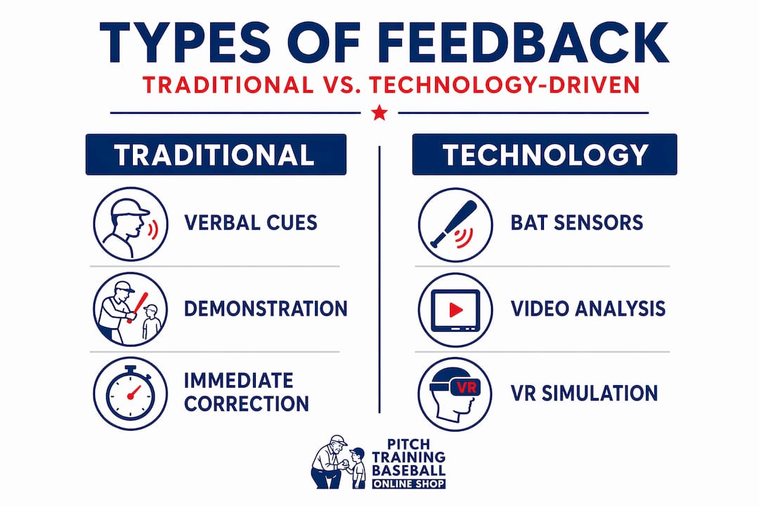 Infographic comparing traditional and technology-driven feedback