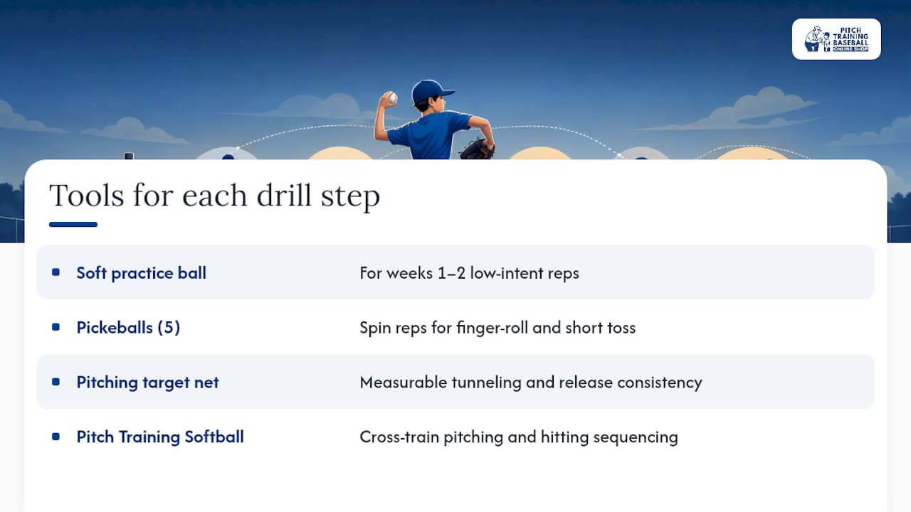 Training Tools That Make Curveball Practice Safer — overview diagram