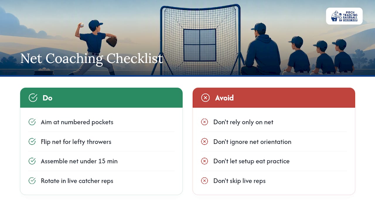 Why Youth Coaches Keep Coming Back to Nine-Pocket Nets — overview diagram
