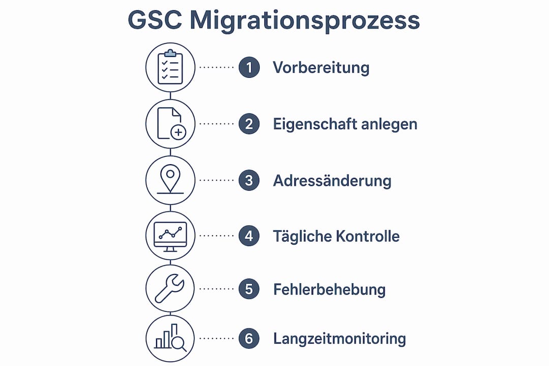 Übersichtlicher Leitfaden: So gelingt die strukturierte Migration in der Google Search Console