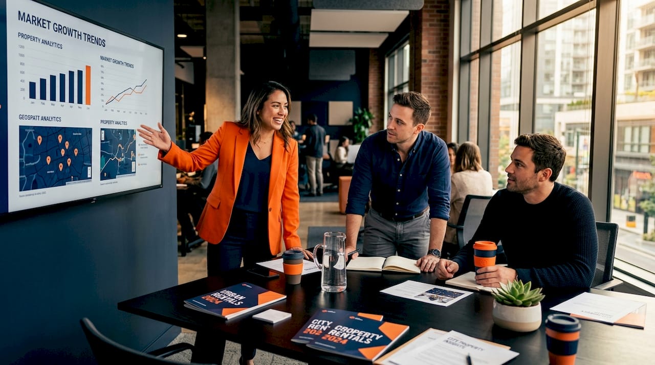 Team discusses vacation rental operations analytics