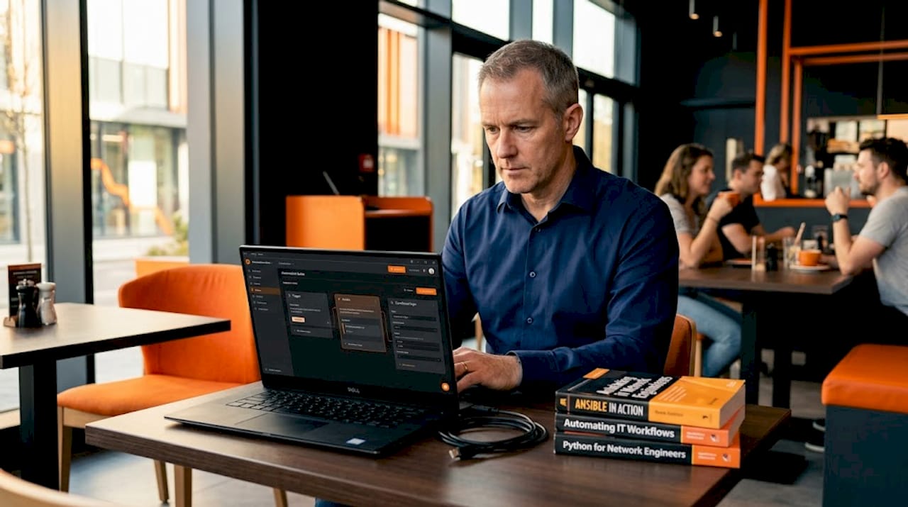 IT specialist setting automation in property management