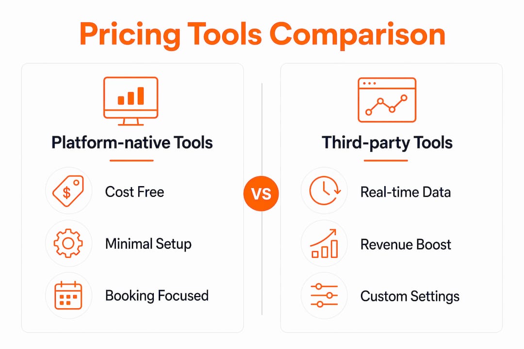 Comparison infographic of smart pricing tools
