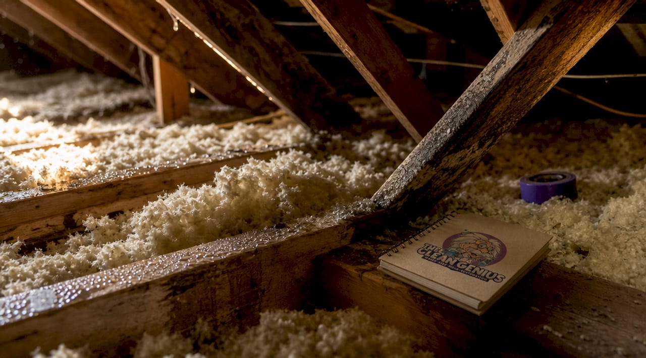 Condensation and mold on attic wood surfaces