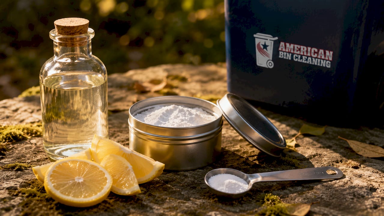 Natural ingredients for bin cleaning