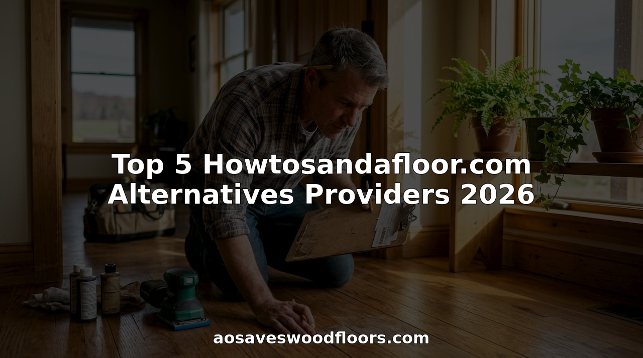 Man inspecting hardwood floor during consultation