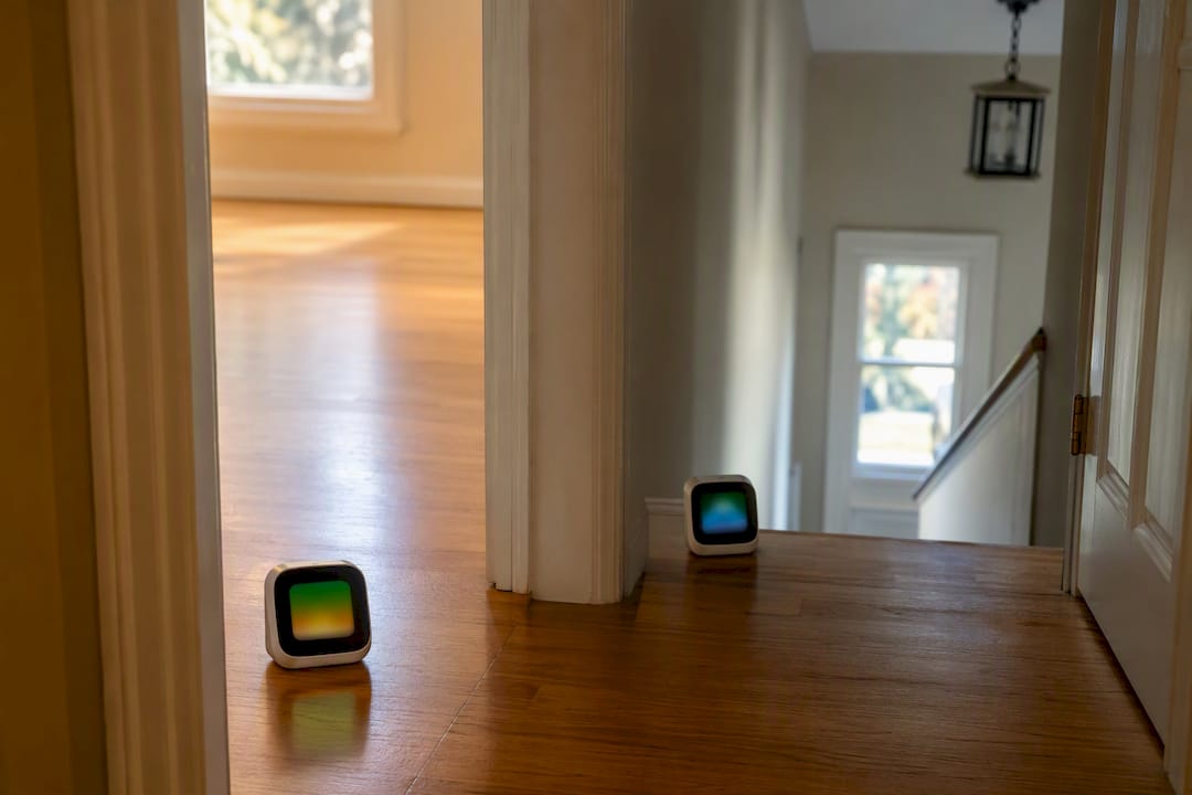 VOC monitors placed in work room and hallway