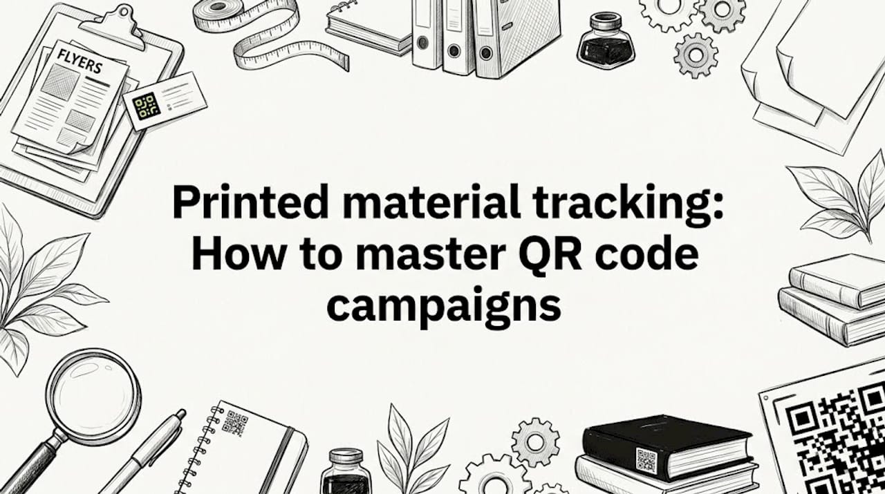 Printed material tracking: How to master QR code campaigns
