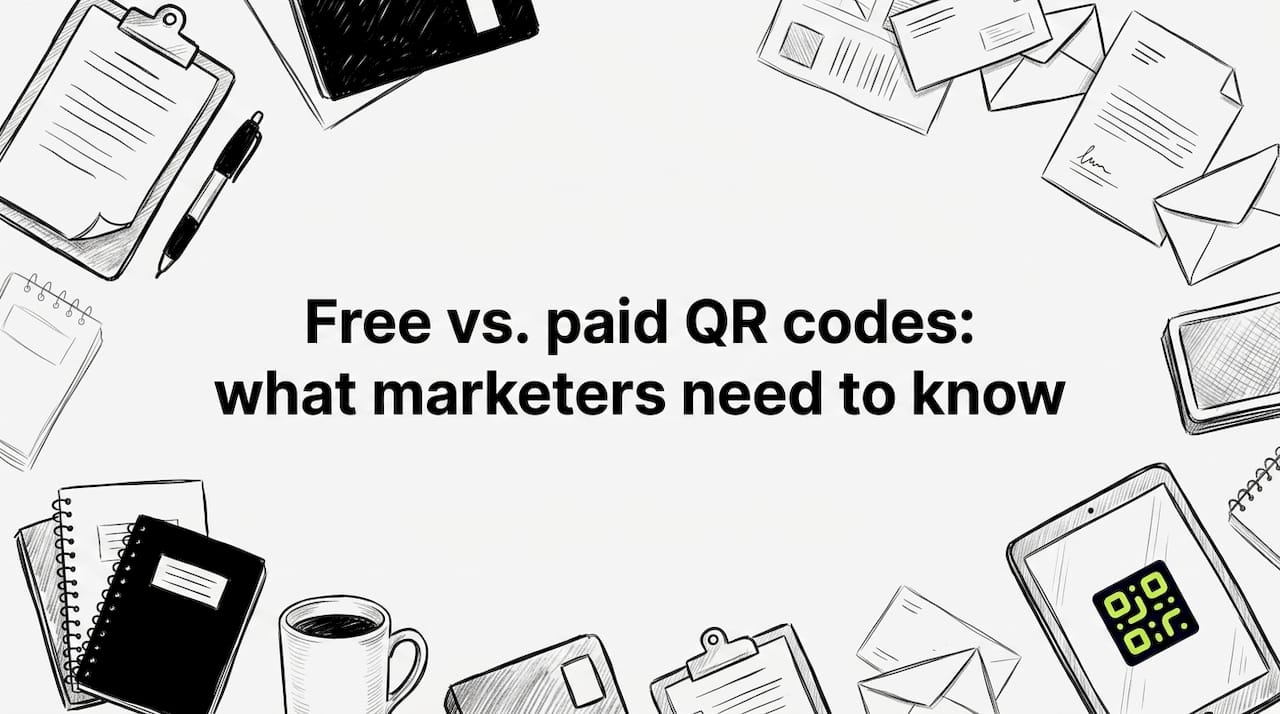 Free vs. paid QR codes: what marketers need to know