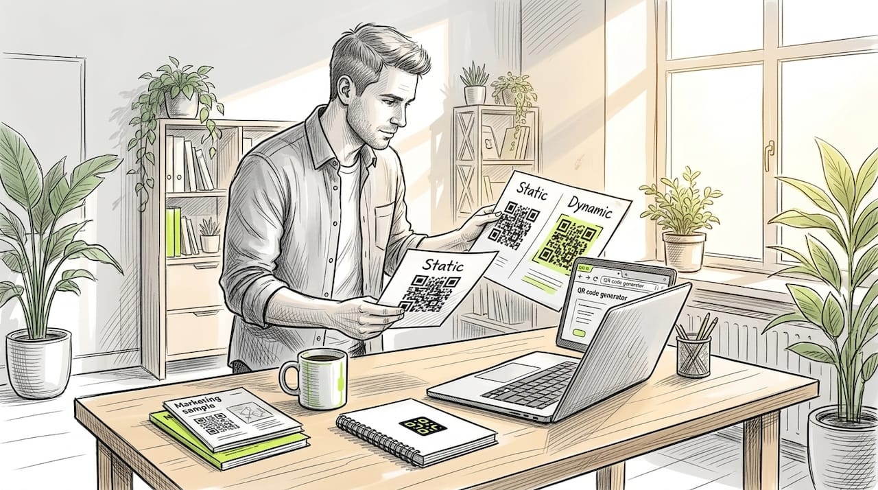 Marketer compares static and dynamic QR codes
