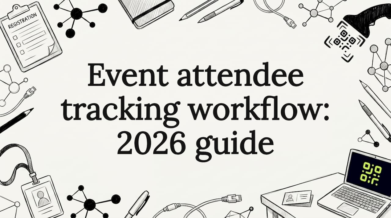 Event attendee tracking workflow: 2026 guide