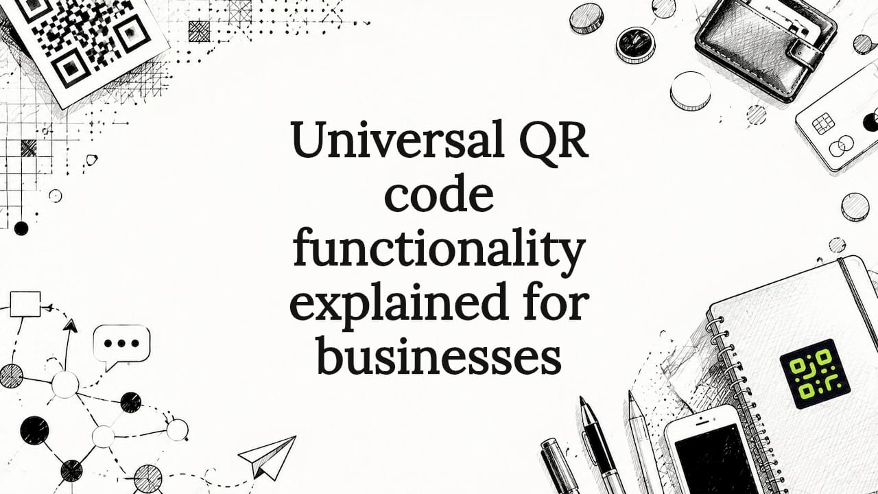 Universal QR code functionality explained for businesses