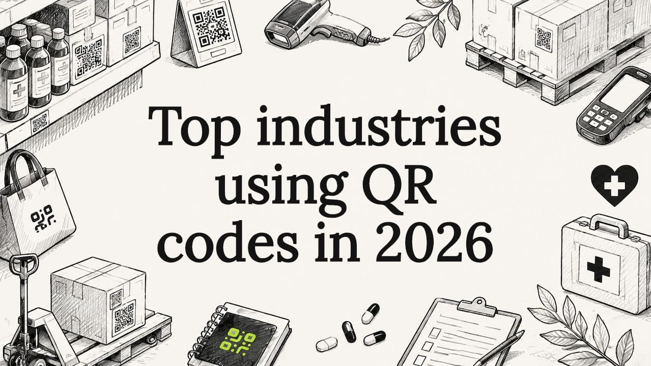 Top industries using QR codes in 2026