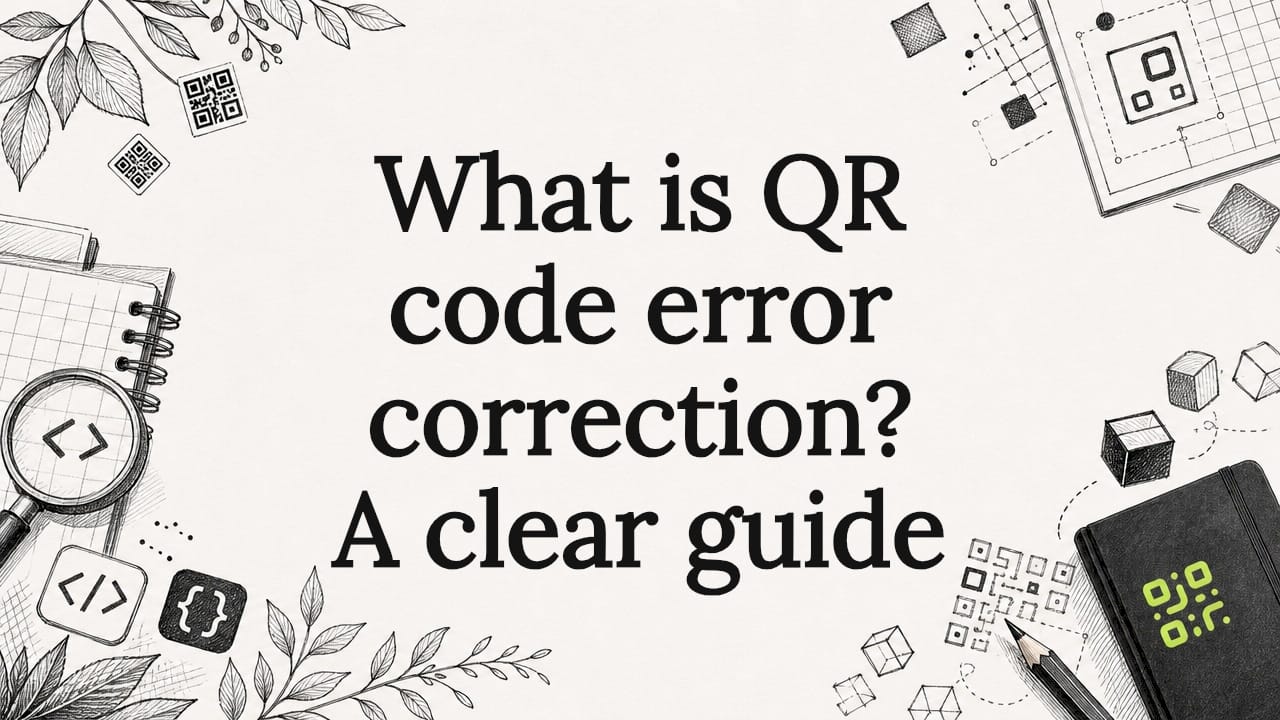 What is QR code error correction? A clear guide