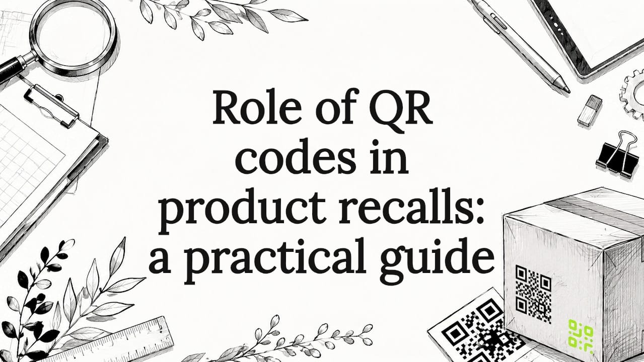 Role of QR codes in product recalls: a practical guide