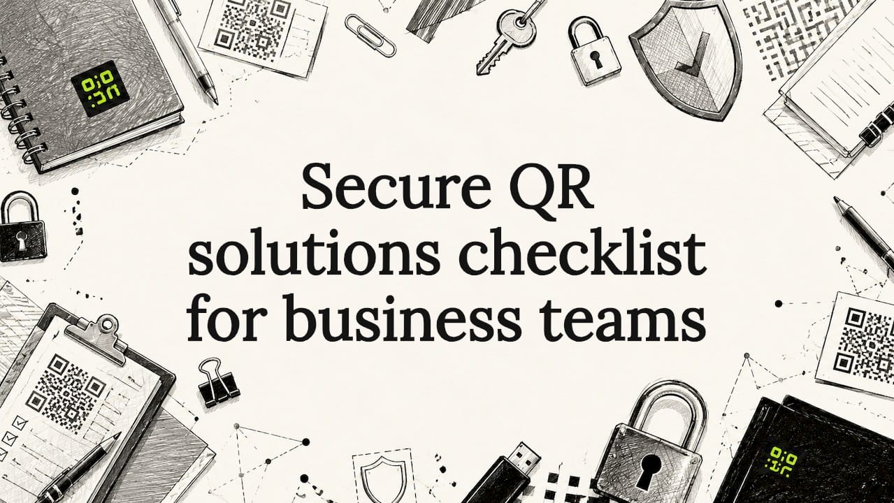 Secure QR solutions checklist for business teams