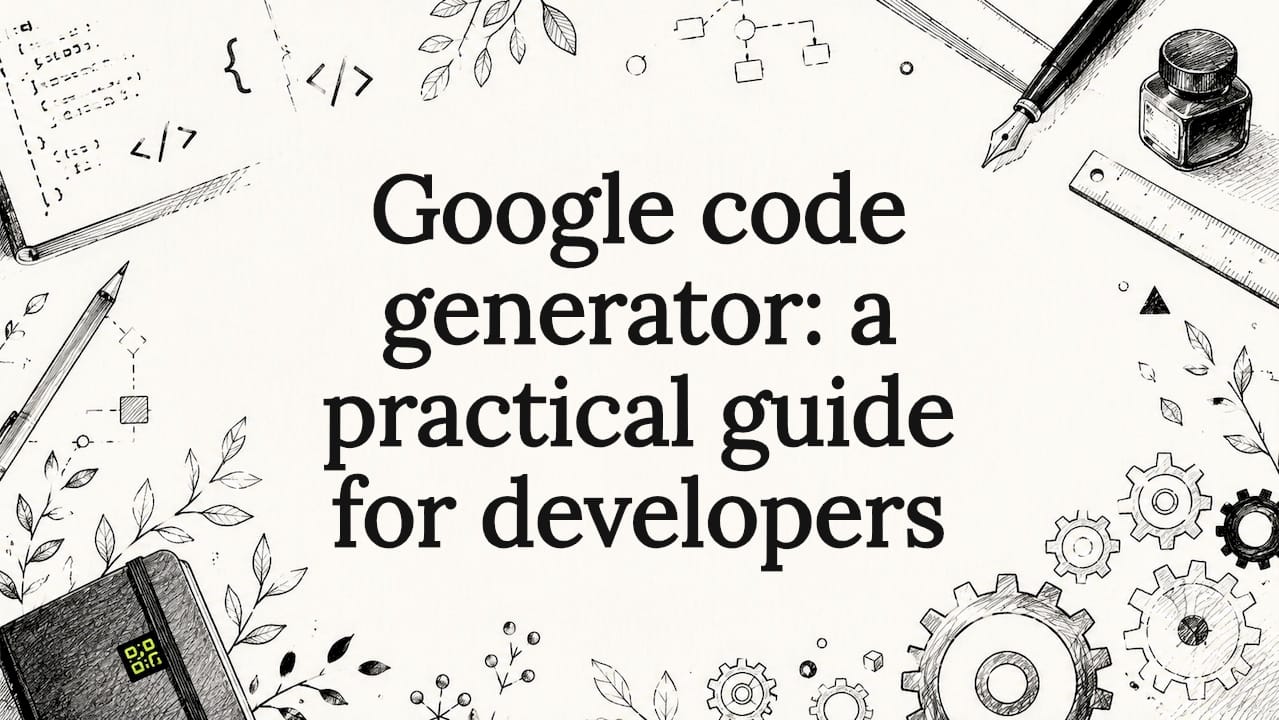 Google code generator: a practical guide for developers