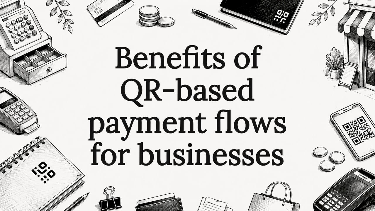 Benefits of QR-based payment flows for businesses