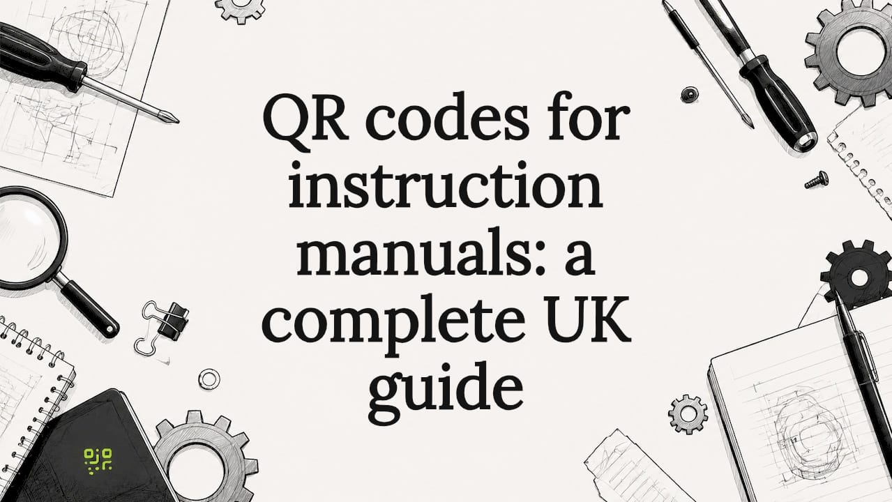 QR codes for instruction manuals: a complete UK guide