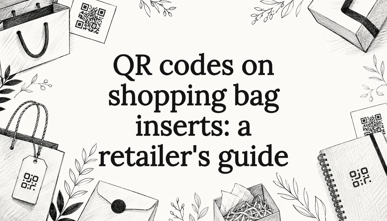 QR codes on shopping bag inserts: a retailer's guide