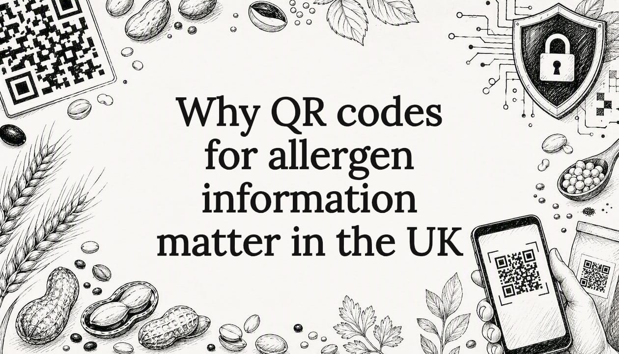 Why QR codes for allergen information matter in the UK