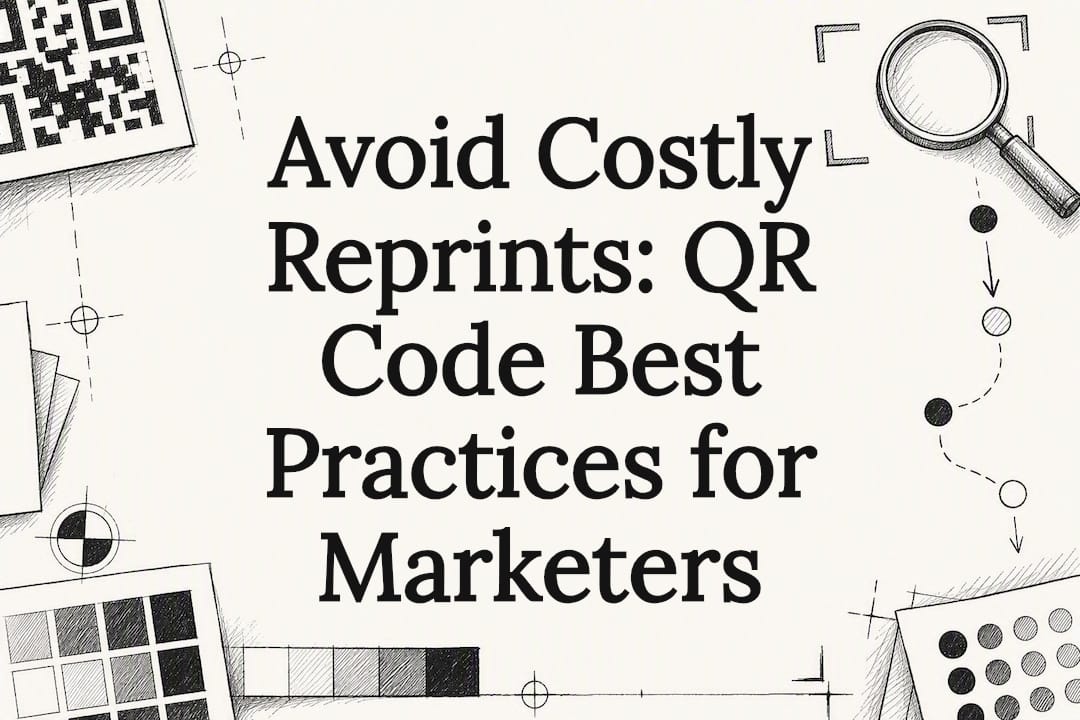 Decorative QR code best practices title card