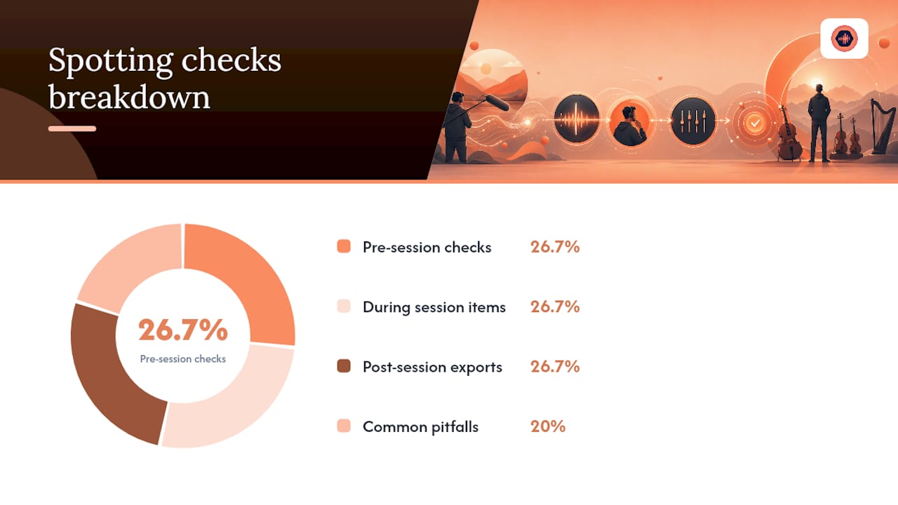 What Should You Check Before, During, and After a Spotting Session? — overview diagram