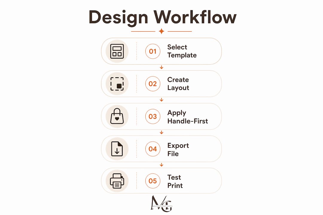 Infographic illustrating music mug design steps
