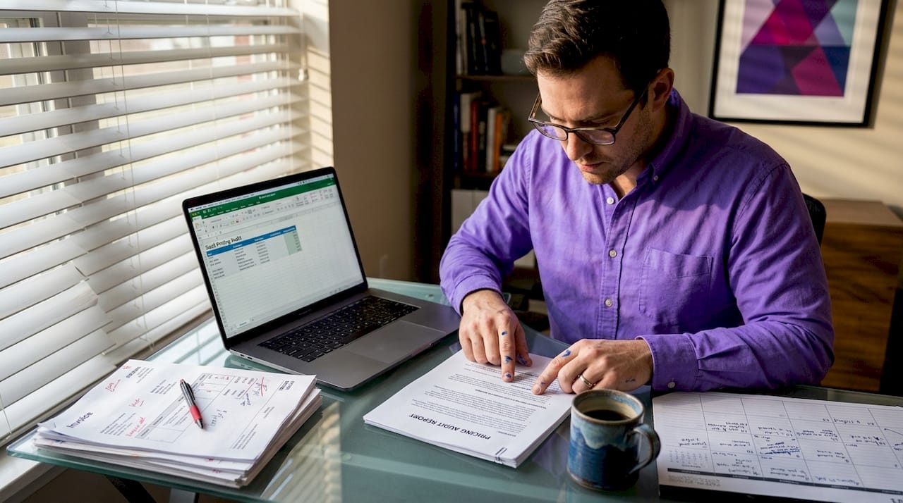 Professional reviewing AI SaaS pricing audit