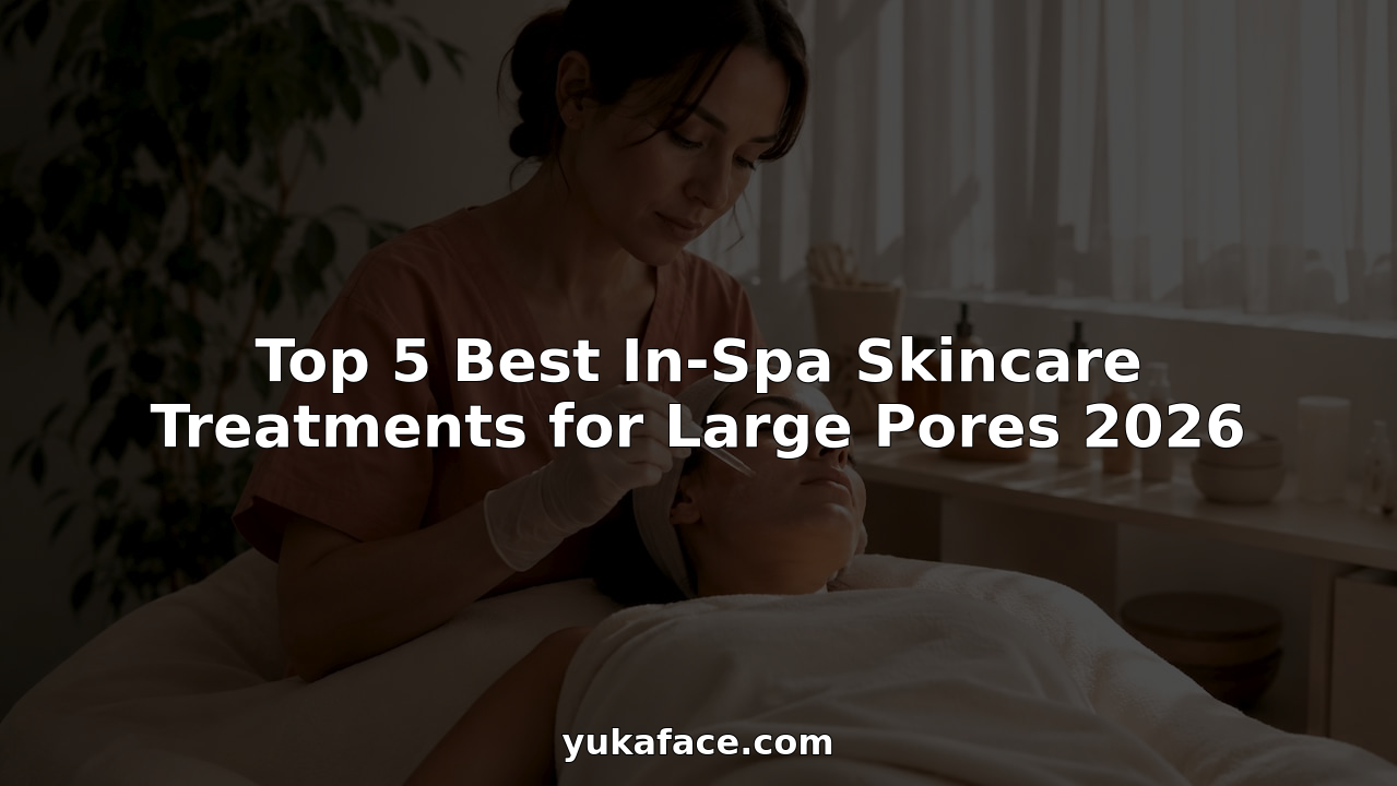Top 5 Best In-Spa Skincare Treatments for Large Pores 2026