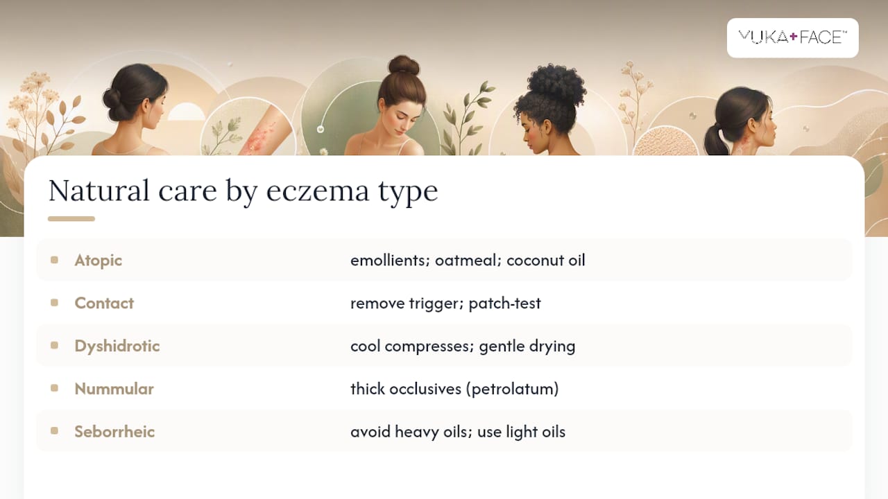 Do Different Types of Eczema Need Different Natural Care? — overview diagram