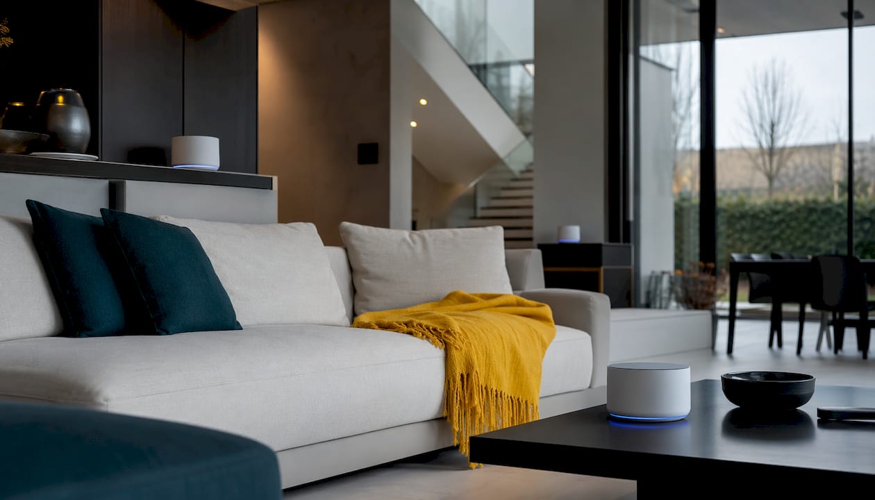 Multi-node mesh wifi setup in home