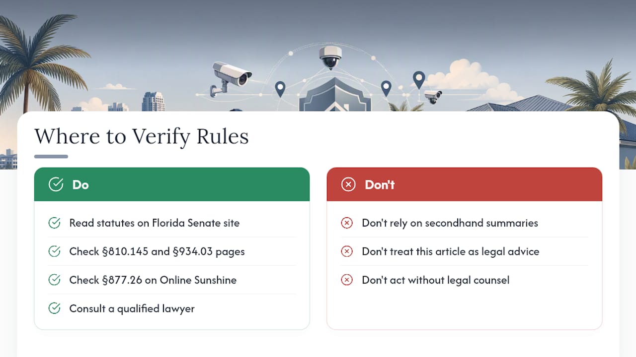 Where to Verify These Rules Yourself — overview diagram